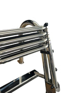 Folding 4 Step Telescoping Ladder for White Water B00351PL-WS