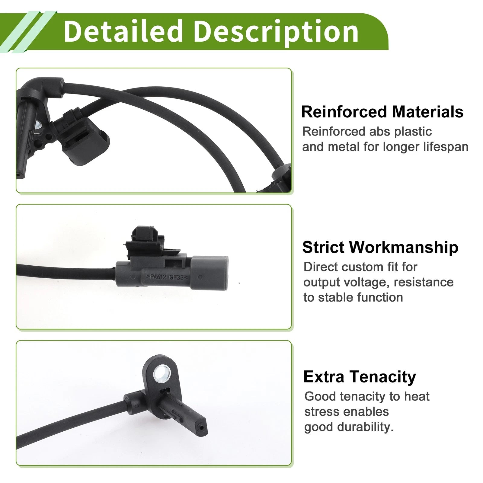 ABS Wheel Speed Sensor for Chevrolet Trax (2013–2020) No. 95371618/95328631