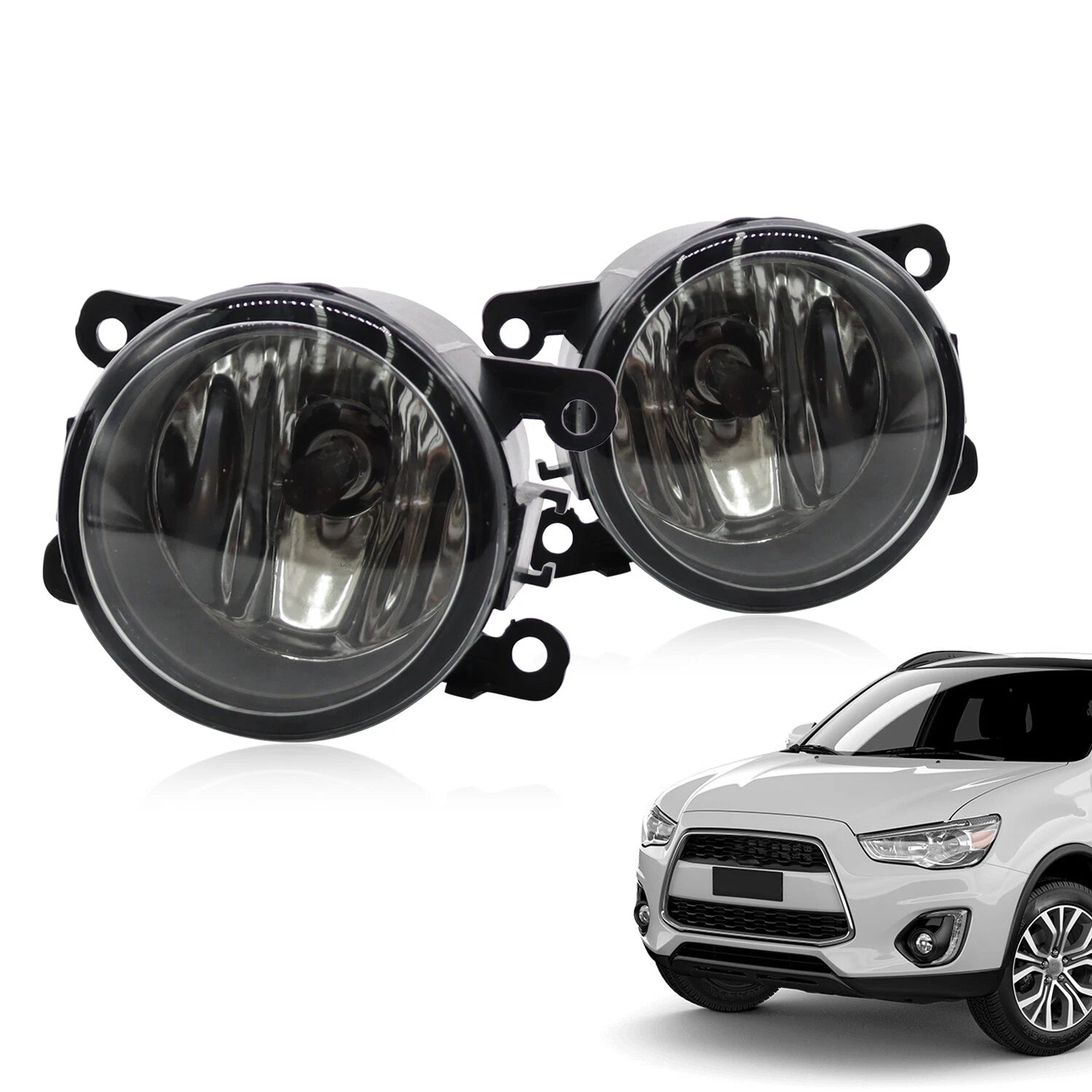 2X Bumper Fog Light Lamp for Mitsubishi Outlander Sport RVR ASX Eclipse (2011–2021)