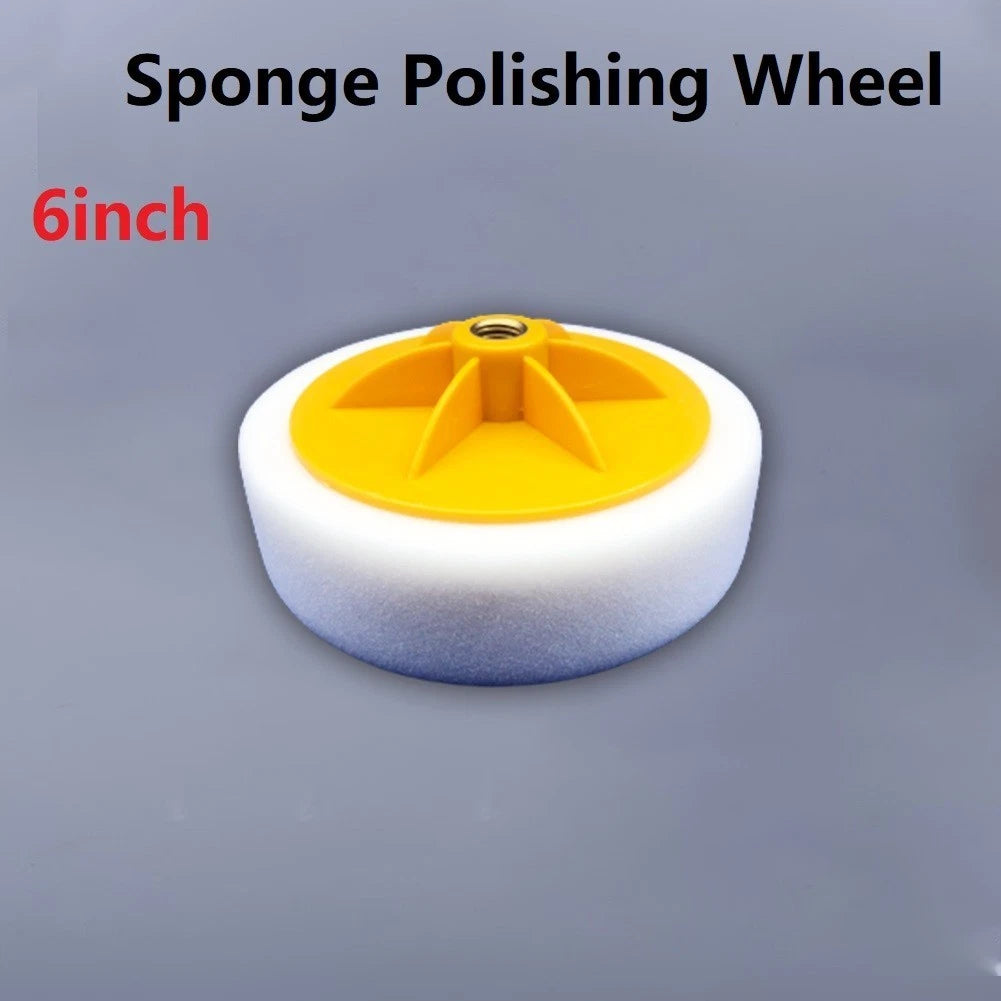 150mm Polishing Head Sponge Buffing Wheel for Cars (Universal Fit)