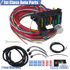 12 Circuit Wiring Harness for Muscle Car Hot Rod Street Rod (Universal)