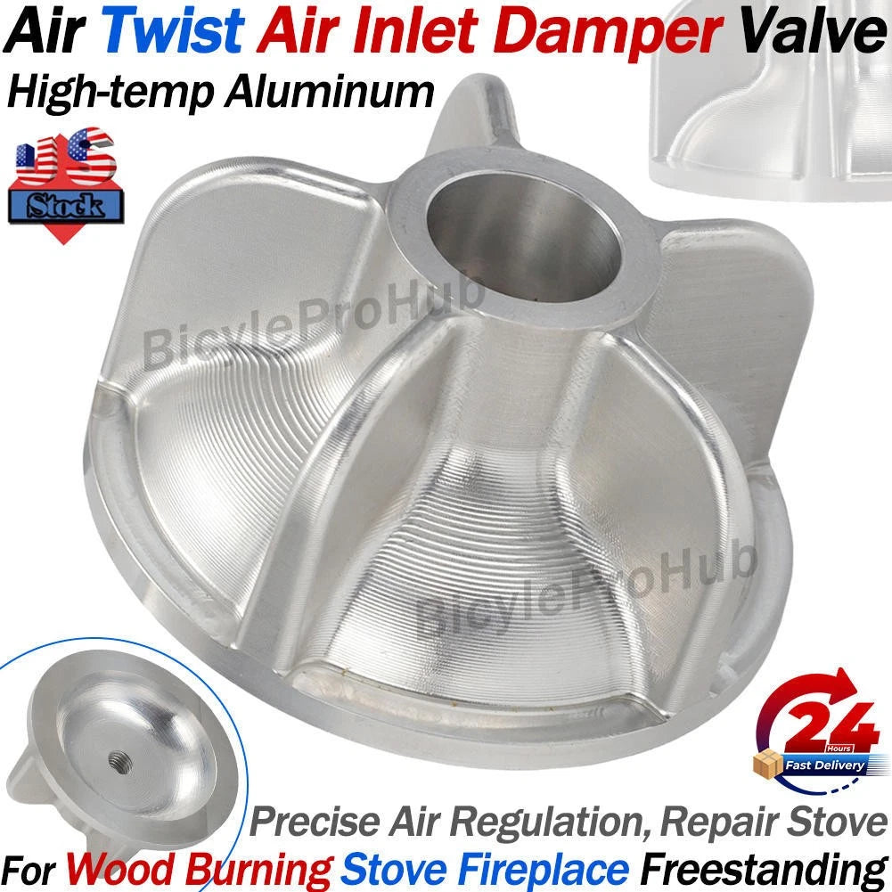 Air Twist Air Inlet Damper for Wood Burning Stove (Freestanding)