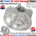 Air Twist Air Inlet Damper for Wood Burning Stove (Freestanding)