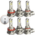 6X 9005 9006 H11 LED Headlight Kit for AUXITO (6500K, 60W, 7200LM)