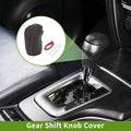 Gear Shift Knob Cover for Nissan Altima (2013–2018) Black Red Faux Leather