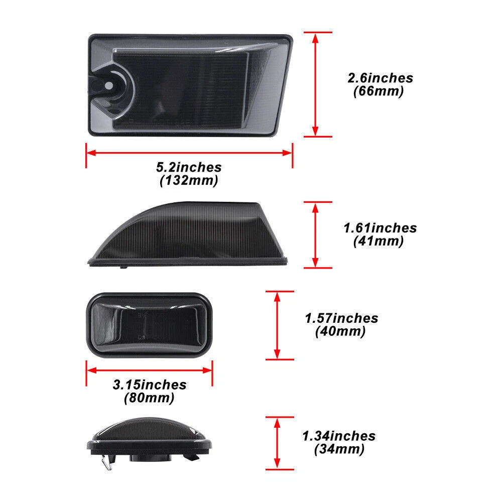 Roof Top Cab Cargo Parking Lamp Lens for Hummer H2 SUT