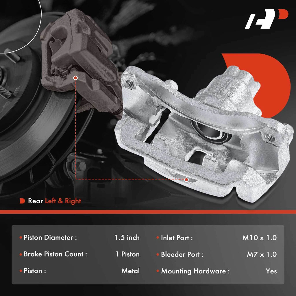 Pair Rear Brake Calipers for Subaru Outback (2000-2004) Legacy