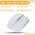 Fuel Tank Door Cap for Honda Accord 2023-2025 Gas Tank Flap Chrome Silver