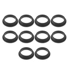 Seal Rear Parking Sensor for BMW 128i (2008-2013) Black 10 Pcs