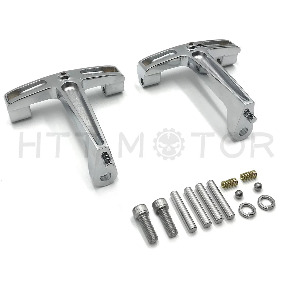 Chrome Mounting Brackets for Harley FLH Touring (1993–2008)