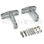 Chrome Mounting Brackets for Harley FLH Touring (1993–2008)