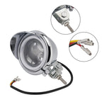 Headlight Lamp Spotlight for Motorcycle (Universal, Chrome)
