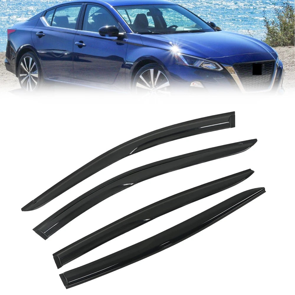 Set of 4 Window Visors for Nissan Altima (2019–2023) Rain Guards