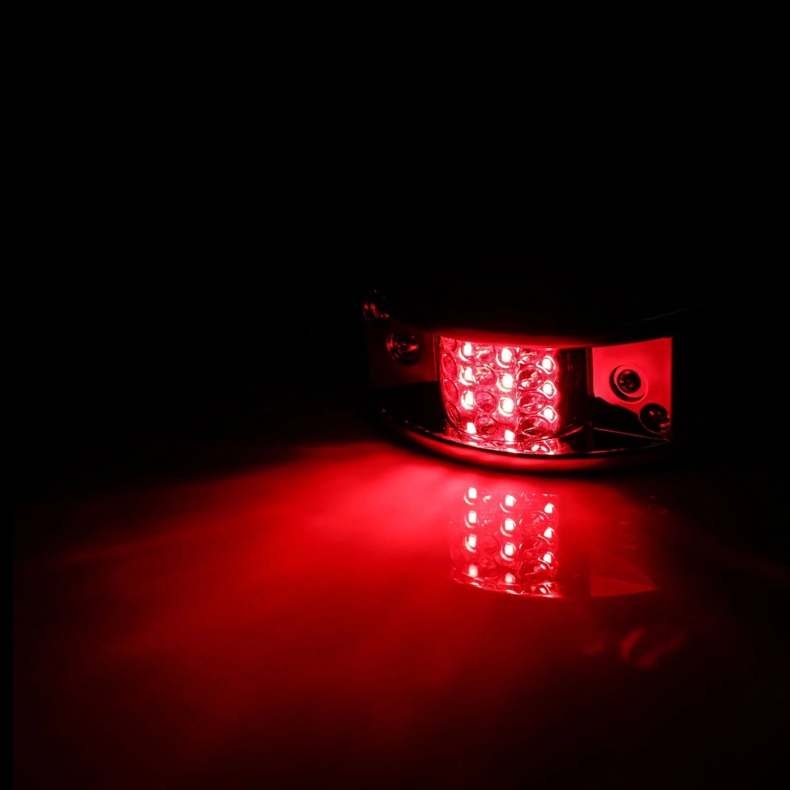 4X LED 5 Inch Red Side Marker Tail Light for Pickup Lorry Van
