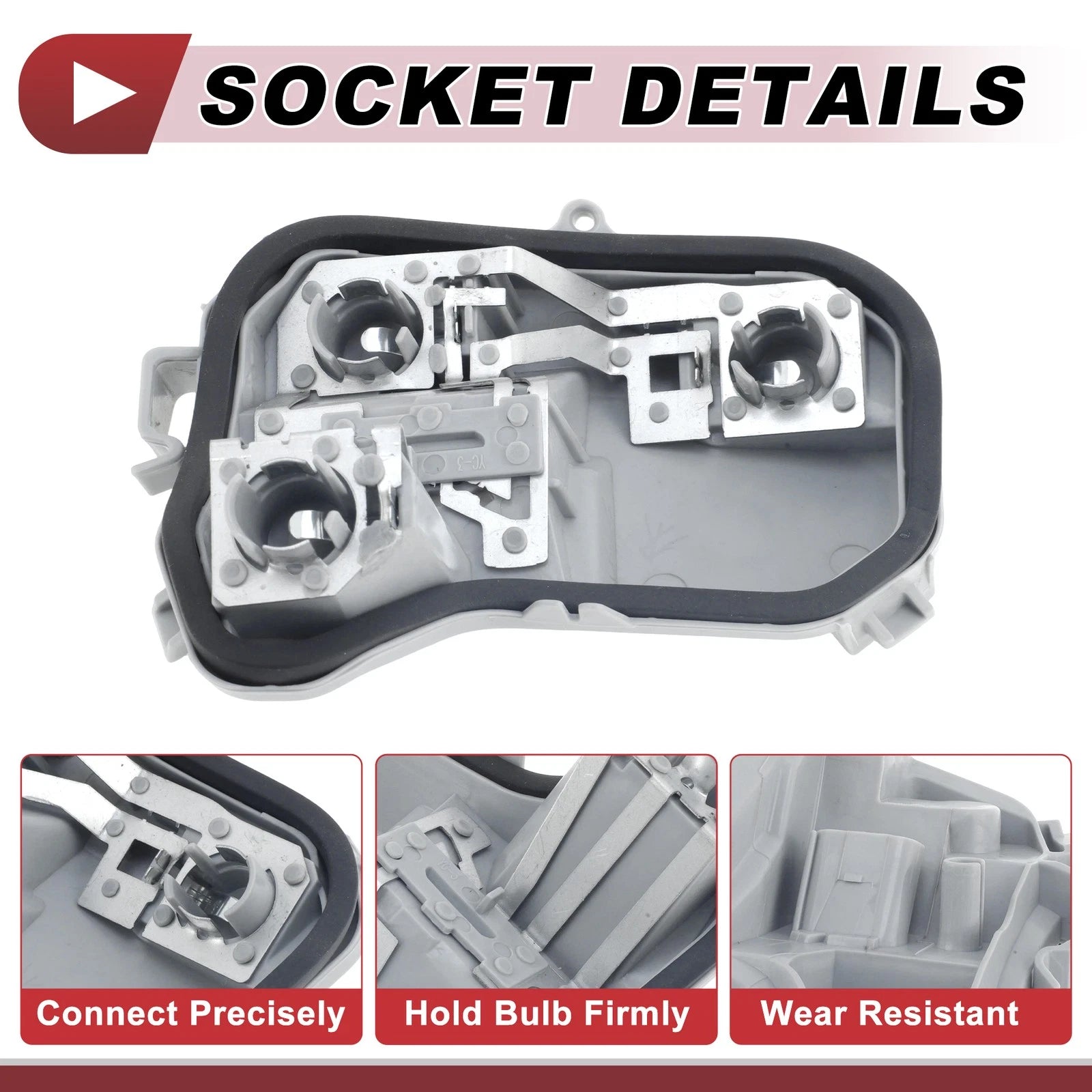 1 pc Left Taillight Socket for Audi A4 Avant (2005–2008) 8E9945257B