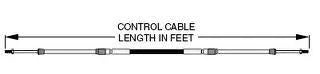 Control Cable 13' Morse 33 Type for Yamaha Suzuki Honda Tohatsu