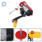 Electric Hoist 880lbs 14 FT Wired Remote Control for Garage Warehouse