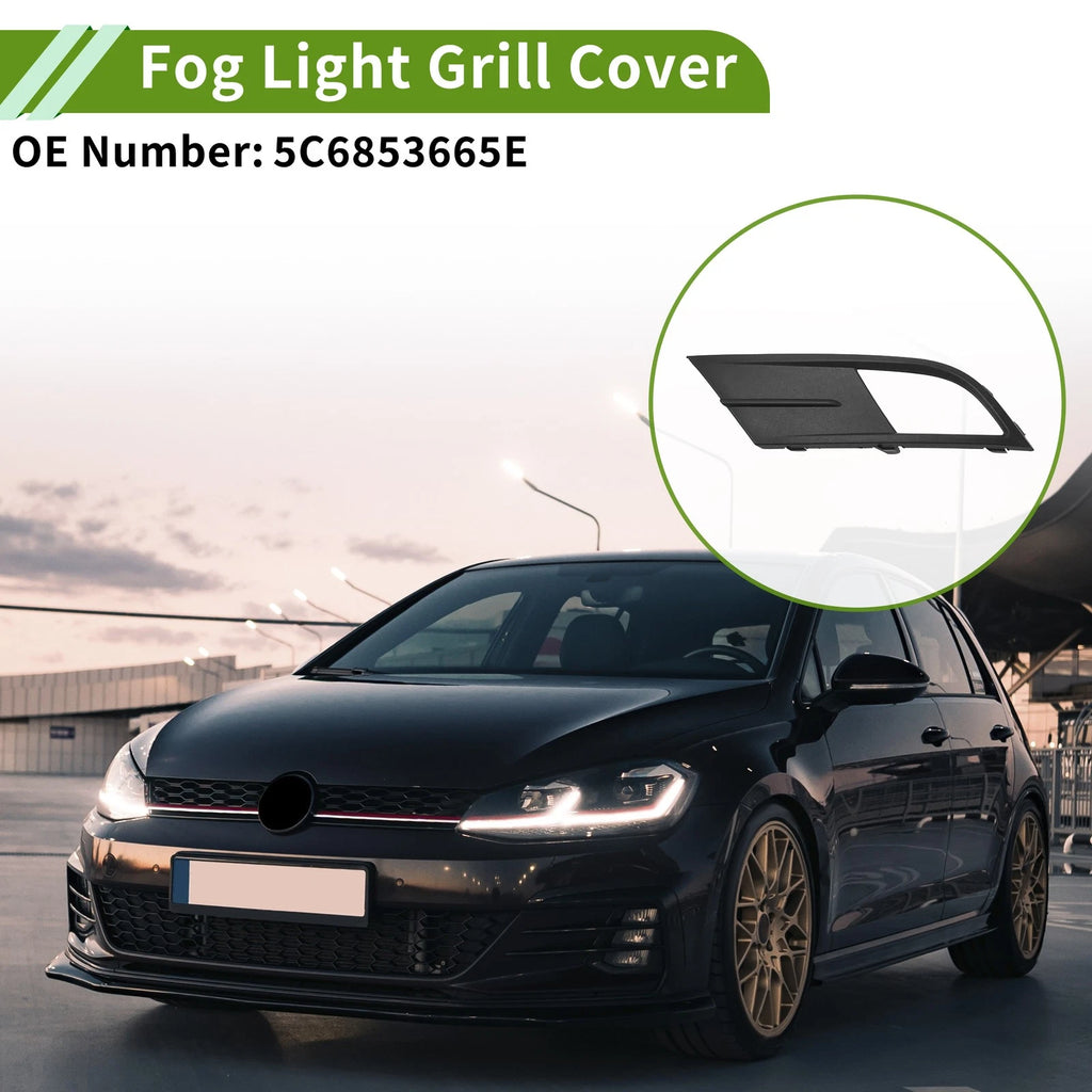 1pc Fog Light Grill for Volkswagen Jetta (2015–2018) No. 5C6853665E