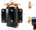12V 3.2GPM Self Priming Gear Pump for Diesel Fuel Scavenge Oil Transfer