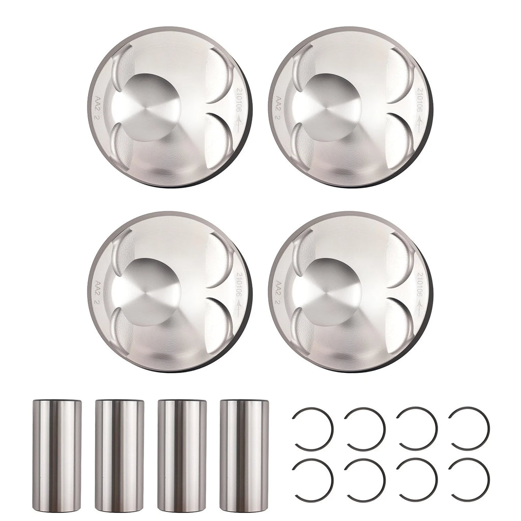 Set of 4 Pistons & Rings for Ford Edge Escape Fusion Lincoln MKC MKZ (2015–2018)
