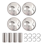 Set of 4 Pistons & Rings for Ford Edge Escape Fusion Lincoln MKC MKZ (2015–2018)