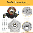 Stator w/Plate Assy for Polaris Magnum Trail Boss ATP Trail Blazer 330 (2003–2009)