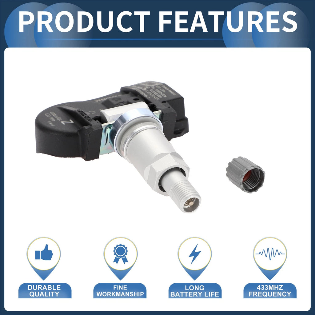 Tire Pressure Sensor for Nissan Altima (2013–2018) No.407003JA0A TPMS 433MHz