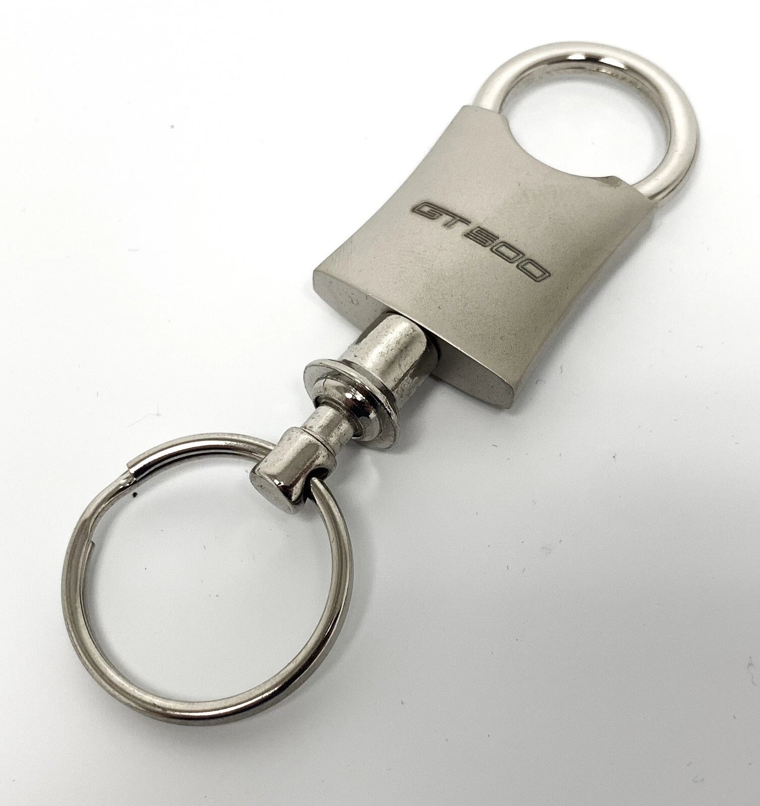 Satin Spring Loaded Key Chain Licensed for Shelby Mustang GT500 (2007–2022)