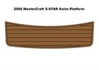 Swim Platform Pad for MasterCraft X-STAR (2000) - EVA Foam Teak Deck Flooring