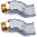 2X 1" NPT Fuel Hose Nozzle Swivel Connector for Fuel Transfer Hose
