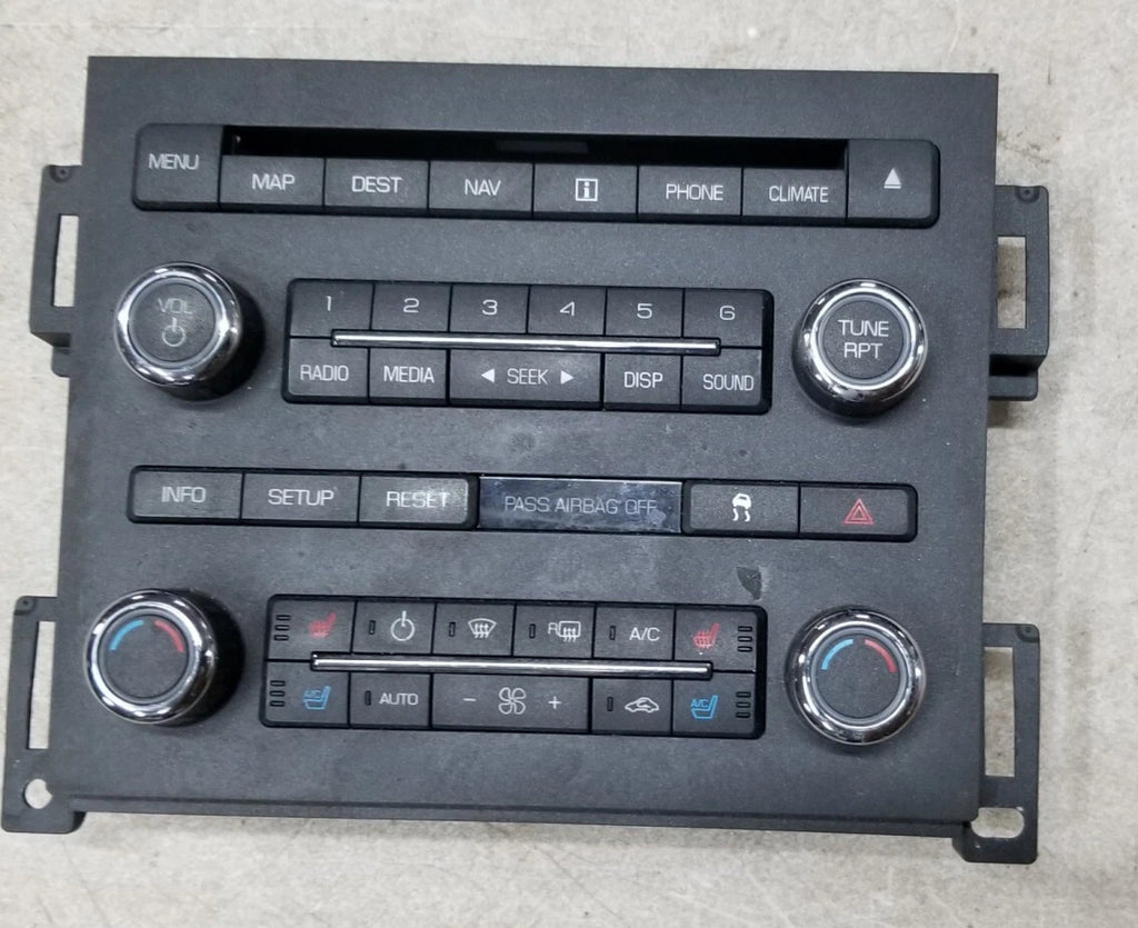 Radio Navigation GPS Control Panel for Lincoln MKS (2009–2012) 8A5T-18A802-DKW