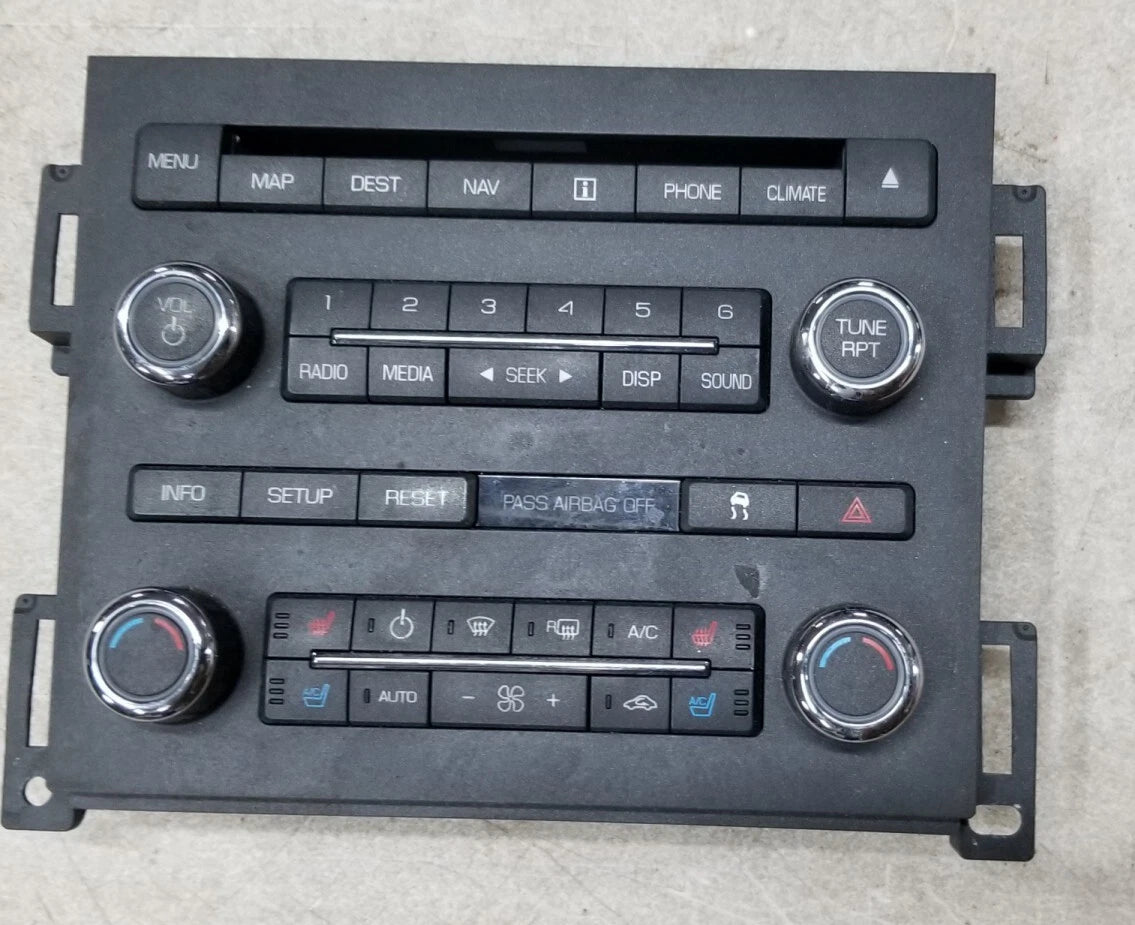 Radio Navigation GPS Control Panel for Lincoln MKS (2009–2012) 8A5T-18A802-DKW