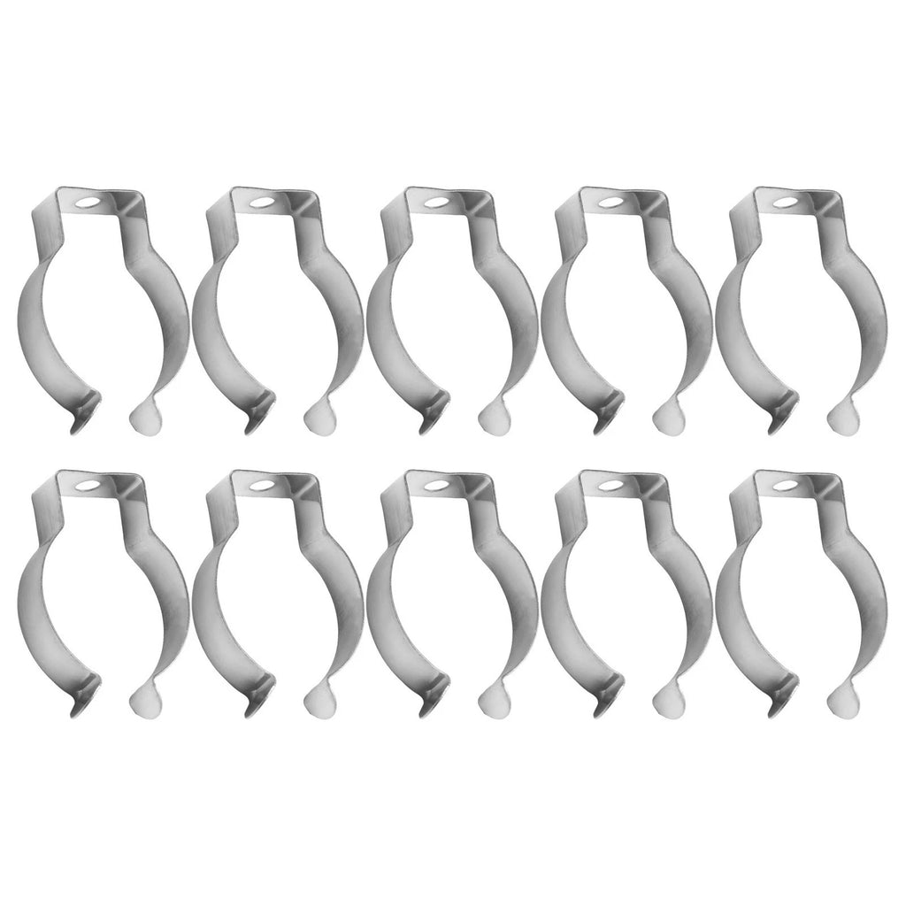 Space Saving Spring Terry Clips for Organizing Garage Tools