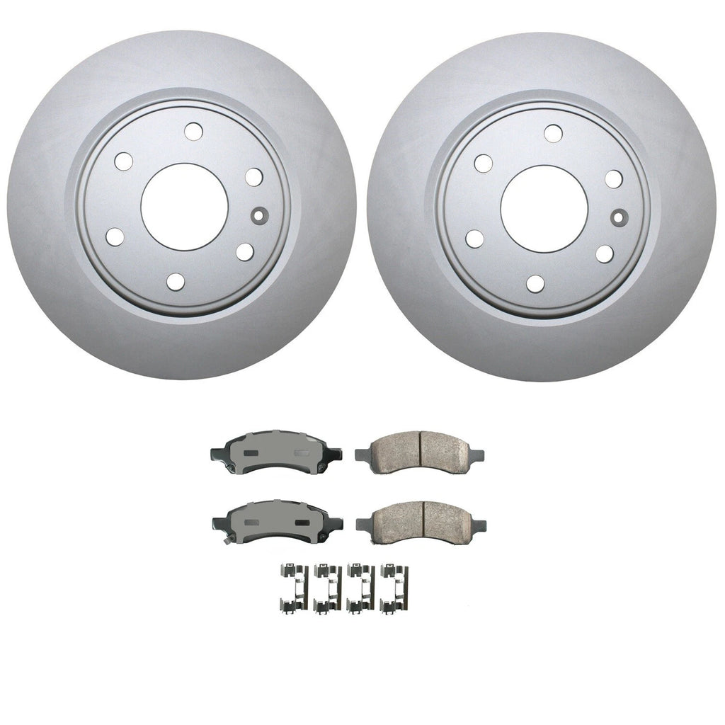 Front Brake Kit 325mm Rotors & Akebono Pads for Enclave Traverse Outlook (2008–2017)