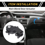 HVAC Air Door Actuator Heater Blend for Chevrolet Colorado (2004–2012) No. 604132