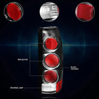 Altezza Euro Tail Light for Chevy C/K Pickup (1988–2000) Black