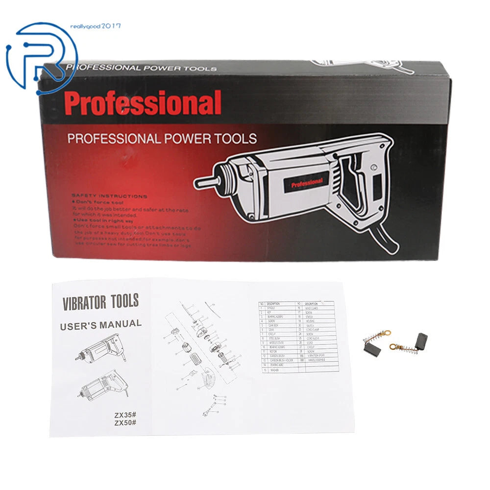 Electric Concrete Vibrator 1500W for Handheld Use