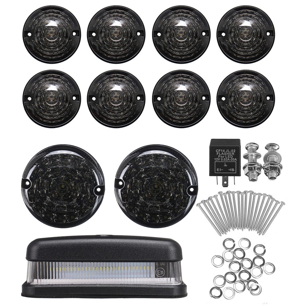 12x LED Smoke Lamp Upgrade Kit for Land Rover Defender 90 110 130
