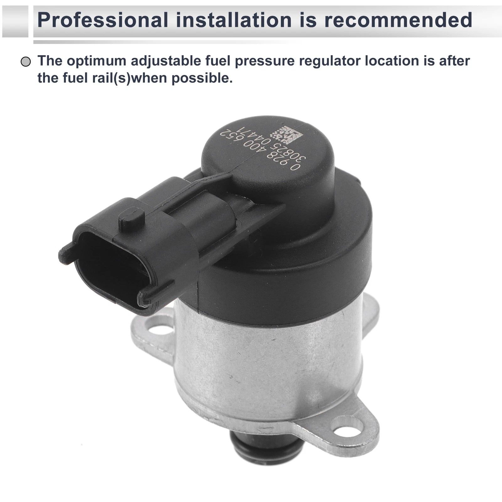 Fuel Pressure Regulator for Hyundai Accent (2005–2010) No. 331002A400 Metal 20-70 Psi