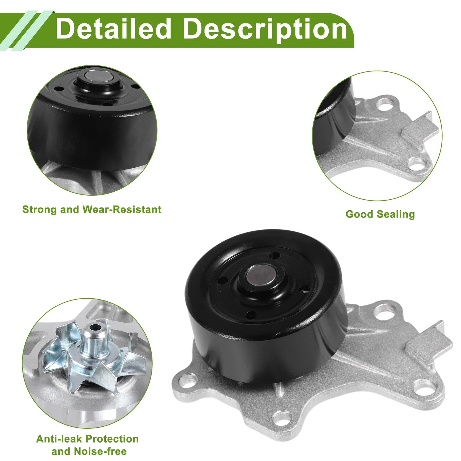 Engine Water Pump for Toyota Auris (2007–2018) No. 1610039525