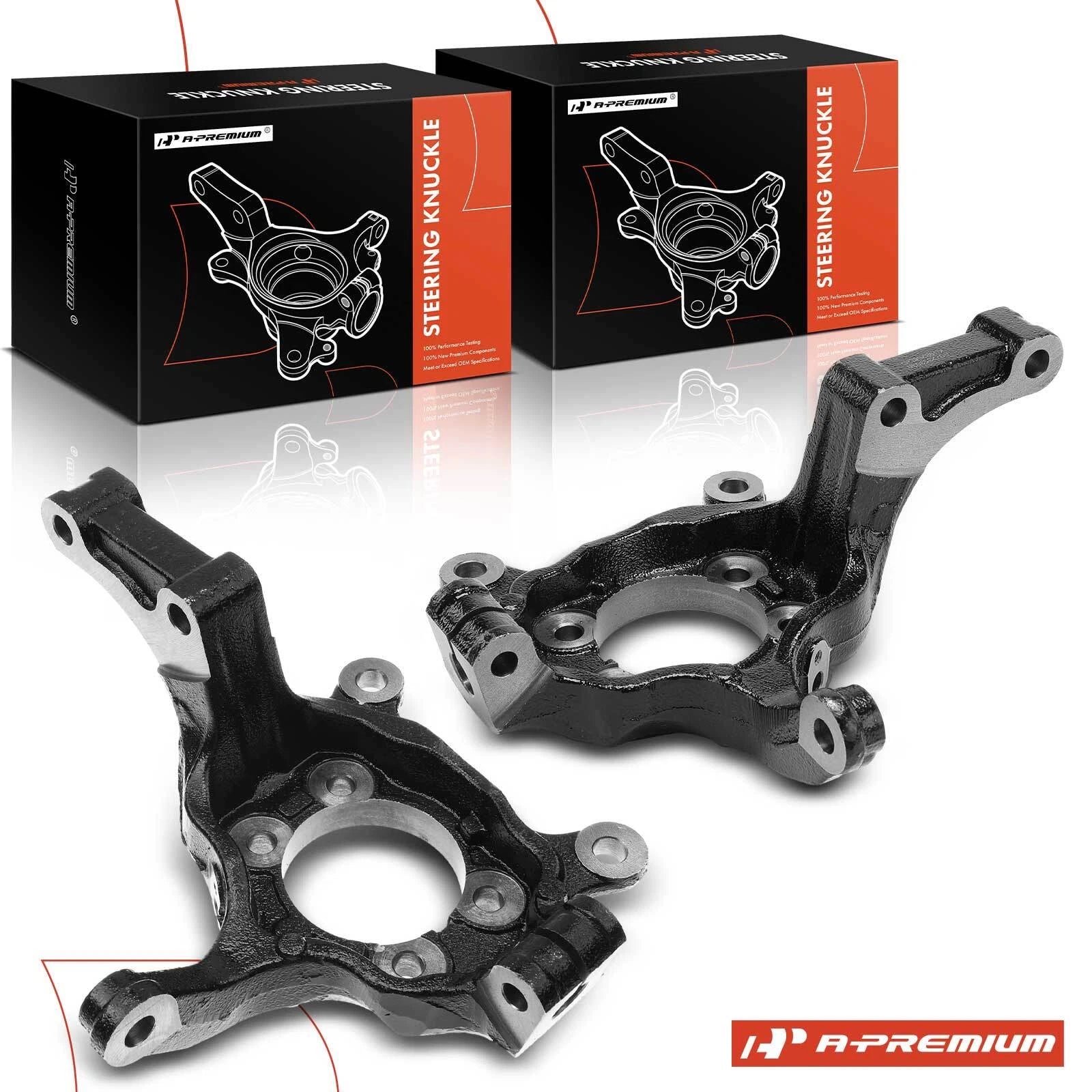 Pair Front Steering Knuckle for Nissan Rogue (2008–2015)