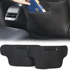 Leather Seat Back Kick Pad Mat Cushion for Tesla Model 3 (2017-2019)
