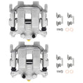 Set of 2 Rear Disc Brake Calipers with Bracket for Dodge Neon (2003–2005)