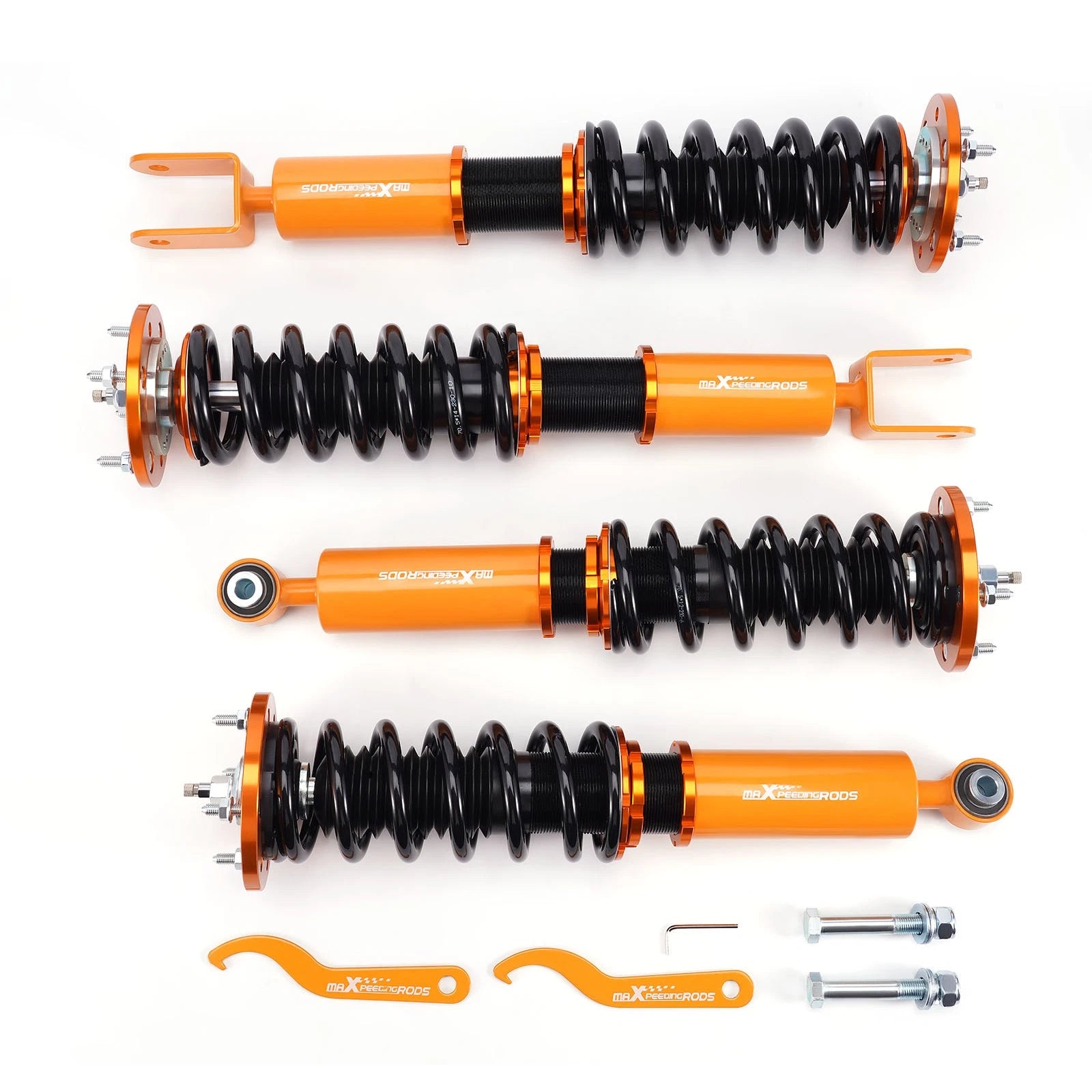 Set of 2 Front Rear Air Suspension Strut Shock for Jaguar XF (2007–2015)