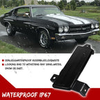 2X Smoke Amber LED Front Side Marker Lights for Chevy Chevelle El Camino (1970)