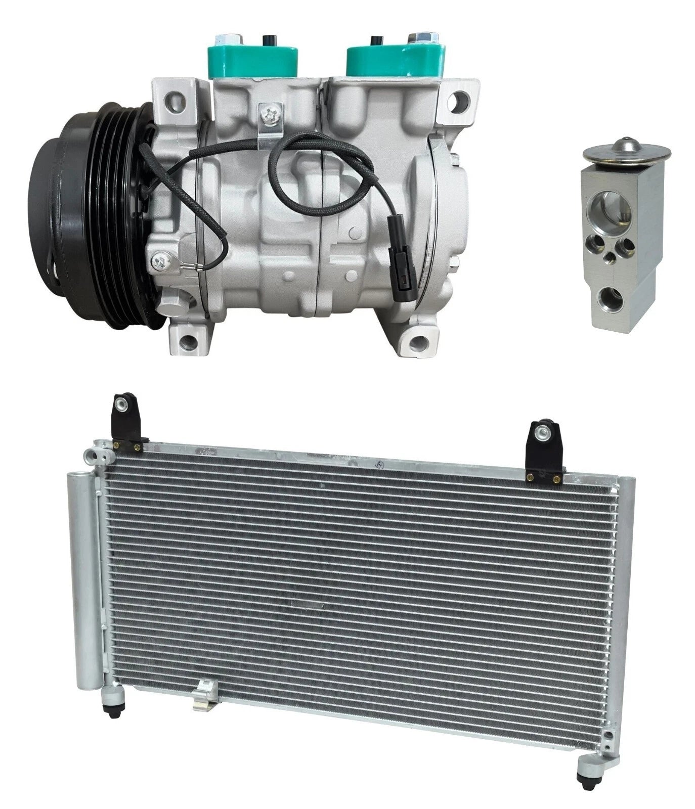 A/C Compressor Kit With Condenser for Suzuki Aerio 2.3L (2006–2006)