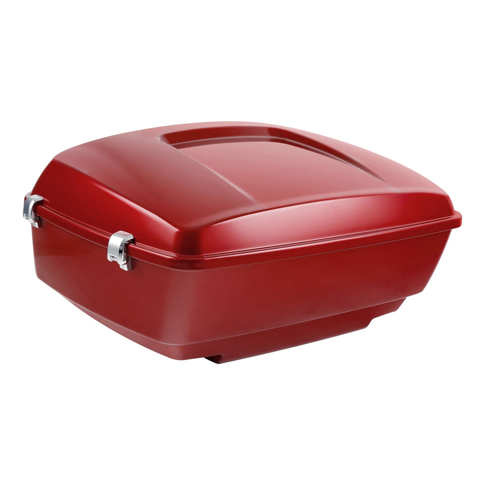 Trunk Backrest Pad Mount Rack for Harley Road Glide (2014–2026) Wicked Red