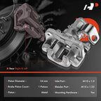 Pair Rear Brake Calipers for Honda Civic (2006–2015) Acura ILX