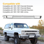 Dash AC Vent Plate for Chevy Silverado Pickup Truck (1981–1987) Aluminum