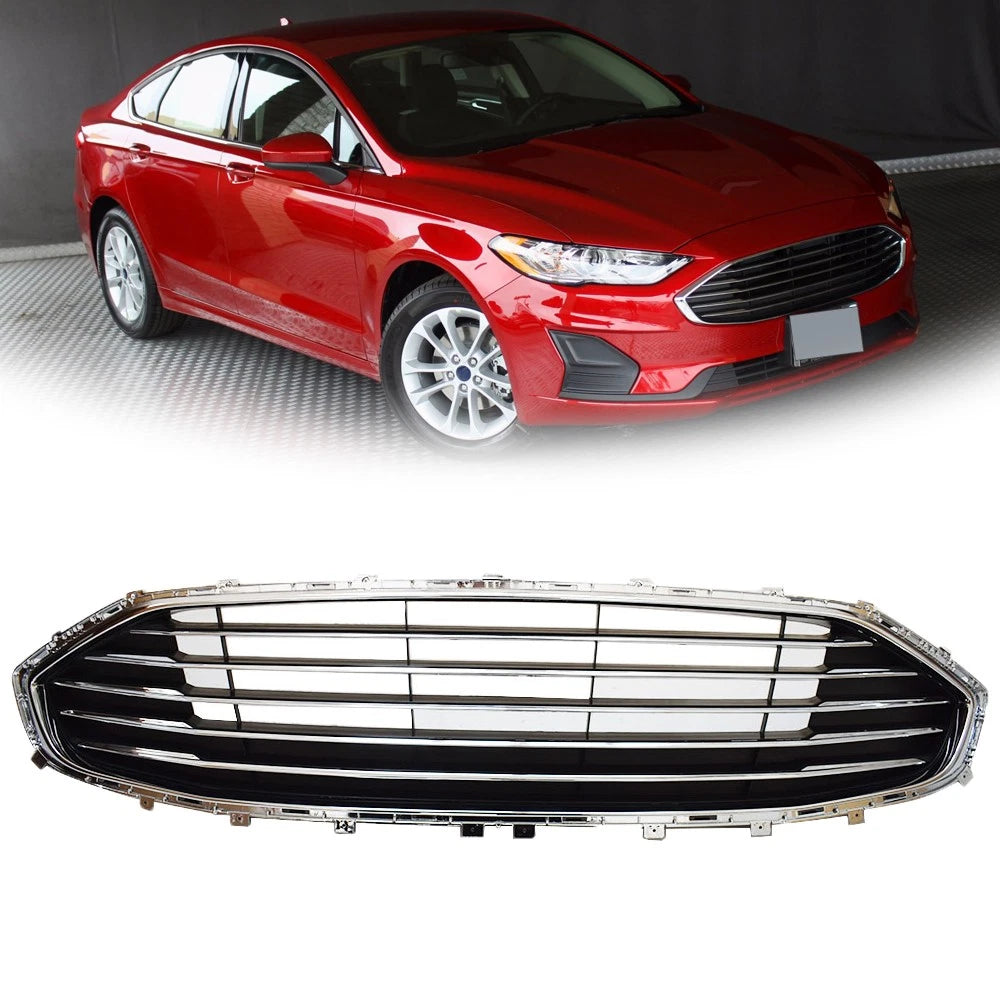 Replacement Black Mesh Front Grille for Ford Fusion (2019–2020)